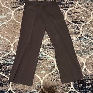 Classic Straight-Leg Dress Pants - brown